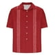 thumbnail image 5 of Blusa y camisa de manga corta con cuello vuelto Camisa casual para hombre Camisa de bolos vintage de manga corta Camisas de verano de playa cubana Camisa con botones Blusa para hombre Poliéster, 5 of 5