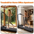 thumbnail image 4 of Kdymod Walking Pad Treadmill for Home with Handle Bar & Incline，Foldable Under Desk Treadmills with Remote,Walking Treadmill Jogging Machine for Home Office,Black, 4 of 9