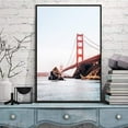thumbnail image 3 of IDEA4WALL Framed Canvas Wall Art for Living Room, Bedroom Brooklyn Bridge and New York City Canvas Prints for Modern Home Decoration Ready to Hang, 3 of 4