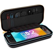 Carrying Case for Nintendo Switch 2 (2025) Portable Hard Shell Portable Hard Shell Pouch Carrying Travel Game Bag for Nintendo Switch 2 Accessories Holds 12 Game Card Storage