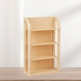 thumbnail image 6 of Abbraccia Miniature Shop Storage Shelf Model 1:12 Display Shelf 1:12 Scale Dollhouse Miniature Supermarket Shelves for Food Crafts Gift light wood color, 6 of 9