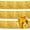 Gold, variant on 3 Pack 10 Ft Rose Gold Foil Fringe Garland Metallic Streamers Tinsel Banner Wall Hanging Garland Backdrop for Parade Floats, Graduation, Mother's Day, Carnival, Birthday, Wedding Party Decorations
