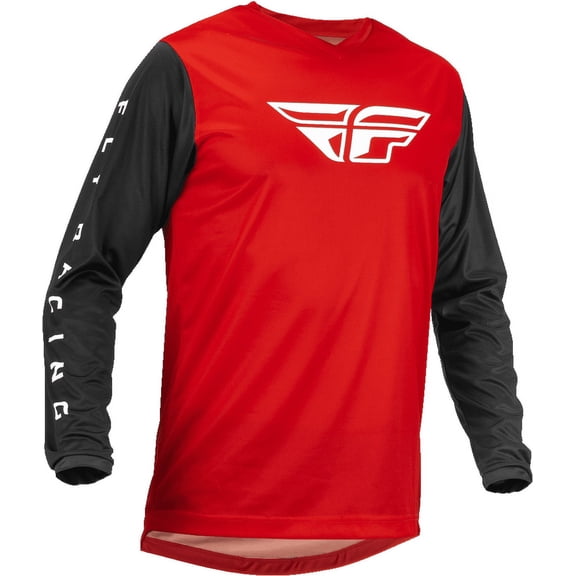 Fly Racing F-16 MX Jersey Red/Black Off-road ATV UTV BMX MTB Riding Shirt Adult Size X-large