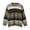 Khaki, variant on Grandpa Sweaters Vintage Women Knit Sweater Grandpa Knitted Sweaters Oversized Striped Pullover Casual Long Sleeve Pullovers