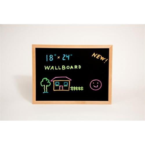 Crestline 92 8 x 24 in. WoodFramed Black DryErase Board