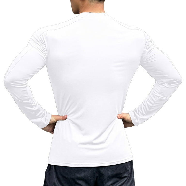 VSSSJ Men's Cycling Shirt 1/4 Zipper Round Neck Long Sleeve