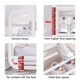 thumbnail image 4 of Zapatero para armario, zapatero para dormitorio, puerta de casa, artefacto de almacenamiento, multicapa, montaje rápido, zapatero fácil, zapatero de acero inoxidable, 4 of 6