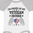 thumbnail image 4 of Inktastic I'm Proud of My Veteran Father with Shield Boys or Girls Baby Bodysuit, 4 of 5