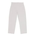 thumbnail image 5 of White Women's Pants Cropped Linen Pants Women High Waisted Straight Leg Work Pants Business Casual Ankle Pants with Pockets, 5 of 6