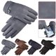 thumbnail image 1 of Xihbxyly Guantes de Ciclismo de Invierno, Resistentes Al Viento, Palma de Ante, para Deportes Al Aire Libre, Esquí, Senderismo y Running, con Estilo y Comodidad, Puños Ajustables, Talla Única., 1 of 1