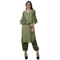 thumbnail image 2 of Moomaya Women's Printed Indian Ethnic Clothing Set-Printed Kurta w/ Pants, Designer Tunic Dress, 2 of 9