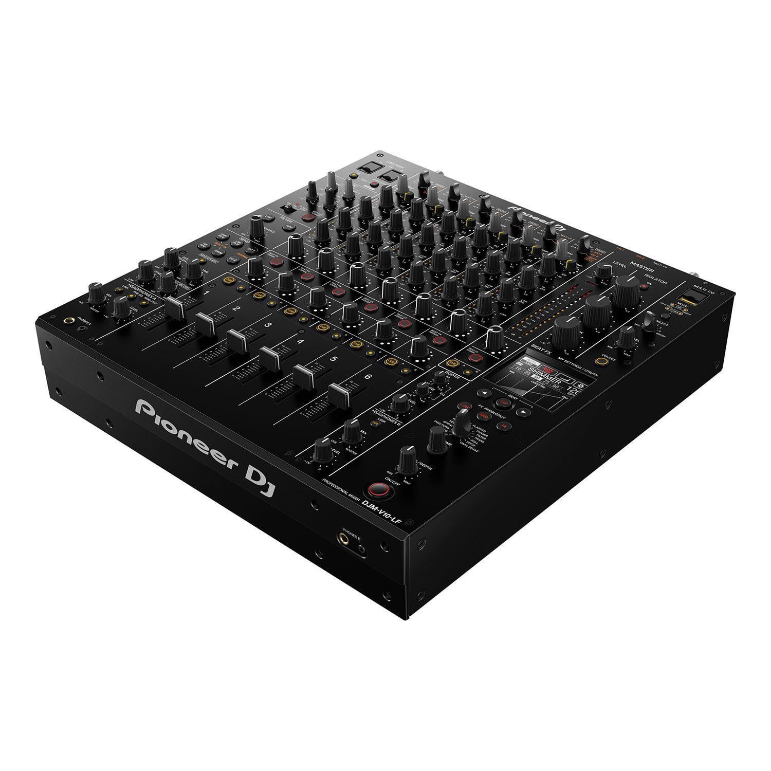 Pioneer DJM-V10-LF DJ 6 Channel Professional Mixer with Long Faders