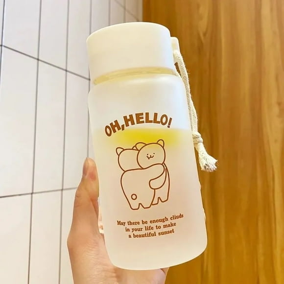 Taza de agua portátil, botella de agua para niños, linda taza de agua, botella de agua diseñada para la perfección