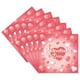 thumbnail image 2 of Servilletas con estampado de corazones para San Valentín | Paquete de 24 servilletas desechables para cóctel de 16,5 x 16,5 cm | Vajilla decorativa de papel para celebraciones románticas, 2 of 5