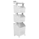 thumbnail image 1 of Organizador de cestas de Ropa Sucia de 3 Niveles con Ruedas, Organizador de cestas de Ropa Sucia en Niveles, con cestas de Almacenamiento portátiles, para Cocina baño Dormitorio lavadero, 1 of 9