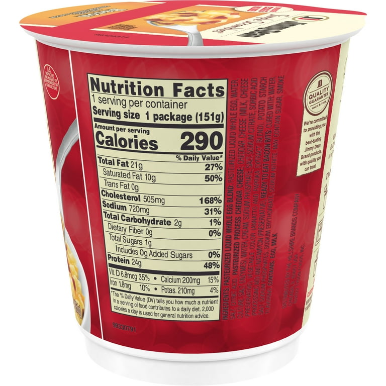 Jimmy dean cheap breakfast cup