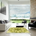 thumbnail image 7 of Ahgly Company Machine Washable Indoor Square Transitional Dark Golden Rod Brown Area Rugs, 6' Square, 7 of 7