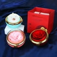 thumbnail image 3 of Preserved Real Pink Forever Rose Rotating Box, Eternal Flower Rotating Jewelry Box Gifts for Women Mom Grandma Wife Girlfriend,Birthday Valentine's Day, 3 of 7