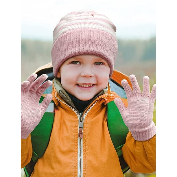 Infant boy winter hats and mittens 2025