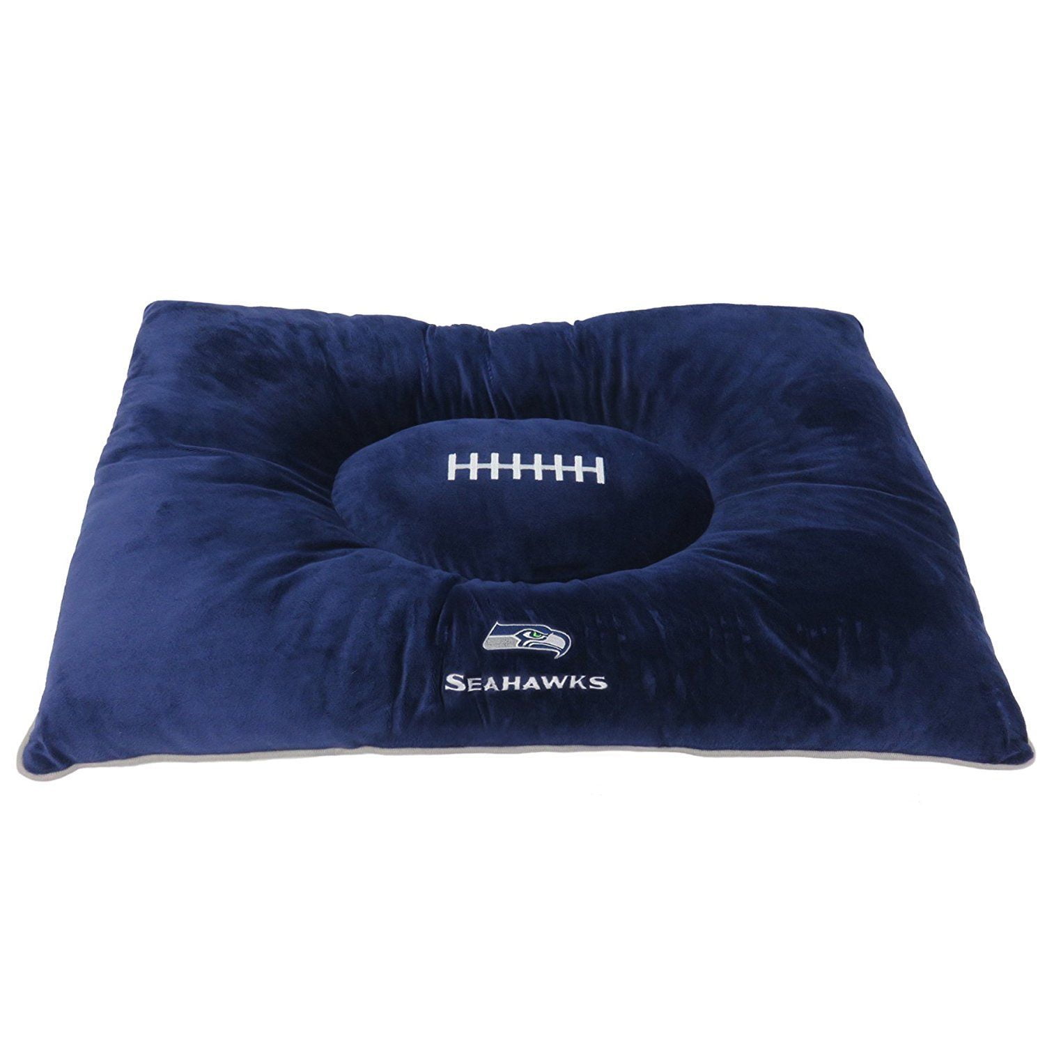 Pets First NFL Seattle Seahawks Pillow Bed Mattress - Premium Quality Soft & Cozy Plush! 20+ Teams! for PETS