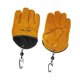 thumbnail image 4 of Guantes resistentes al calor Guantes para fogatas para asar Manipulación Captura Limpieza Amarillo, 4 of 7