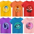 thumbnail image 2 of Disney-camisetas de manga corta para niños y niñas, Tops de dibujos animados, ropa coreana, 2024, 2 of 5