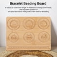 thumbnail image 3 of Making Jewelry Making Bead Board 15-20cm Scale Solid Wood Jewelry Making Supplies Bead Tray for Handcraft, 3 of 7