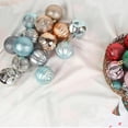 thumbnail image 4 of Adorno de bolas navideñas: bolas navideñas irregulares irrompibles de 60 mm/30 mm (26 piezas), 4 of 5
