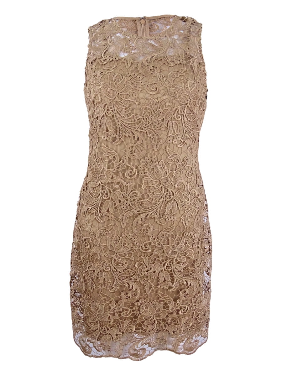 calvin klein lace sheath dress