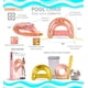 thumbnail image 1 of POZA Silla Flotante Inflable para Alberca - Lujosa Tumbona Rellenada con Confeti de Oro Sp POZA POZA, 1 of 2