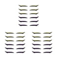 thumbnail image 4 of relayinert Reusable Eyeliner Sticker Double Eyelid Glitter Line Strip Makeup Party Cosplay No.3 3Set, 4 of 6