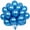 Chrome Blue, variant on KIRIKOU 12 Inch 50 Pack Silver Balloons Chrome Metallic for Birthday Wedding Baby Shower Graduation Christmas Party Decoration (Silver)