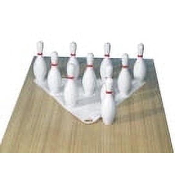 Cosom Bowling Pin Set for Youth, White, 10 Pins, 15" Regulation Height