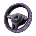 thumbnail image 4 of Disketp Watercolor Butterflies Elastic Microfiber Steering Wheel Cover for Truck,SUV,Cars,Universal 15 inch,Anti-Slip, 4 of 8