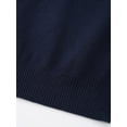 thumbnail image 7 of TiaoBug Boys Sweater Vest V-Neck Waistcoat Kids Girls Uniform Sleeveless Sweaters School Uniform Navy Blue 15-16, 7 of 7