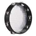 thumbnail image 1 of Tambour en Bois Radiant de 10 Pouces avec Double Rangée Jingles Tête de Tambour Réfléchissante Instrument de Percussion de Musique, 1 of 7