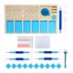 thumbnail image 2 of DIY Diamond Pinting Kits Herramientas Accesorios con 28 Tragamonedas de Almacenamiento de Contenedores para Pintura de Diamante Envases de Almacenamie Azul M Macarena Bandejas de pintura de diamantes, 2 of 8