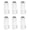 Clear, variant on 6 Pieces Modern Vinyls Record Wall Mount Shelf Set Contemporary Album Display Rack Music Collections Storage Stand