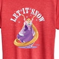 thumbnail image 3 of Disney - Let It Snow Gifts - Women's Short Sleeve Graphic T-Shirt, 3 of 5