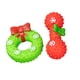 thumbnail image 2 of Juguetes para masticar para cachorros, resistentes a las mordeduras, interactivos y chirriantes, encantadores juguetes navideños para perros. Estilo A, 2 of 9