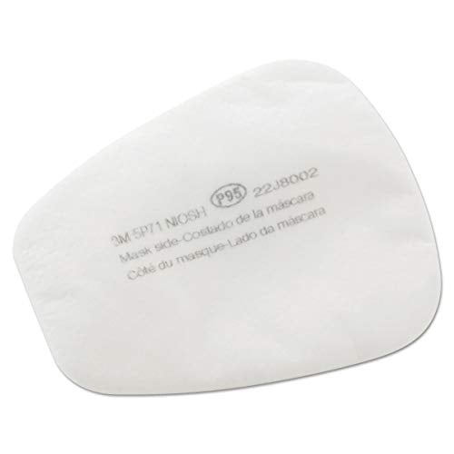 3M Respirator Filter Replacement 5P71, 5 Pairs, P95, Must Be Used with 5000 Respirators or Cartridges 6000 Series