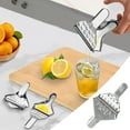 thumbnail image 2 of Slow Masticating Juicer Extractor Cold Juicer for s And Mini Juicer Handheld Feed Bag Stainless Fruit Juicer Heavy Duty Stainless Steel Manual Juicer Portable Juice Juicer Suitable For Lime And, 2 of 4