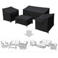 thumbnail image 5 of Patio Furniture Covers,Outdoor Furniture Cover Waterproof,Patio Furniture Set Covers for 4 Piece Outdoor Conversation Set,Patio Covers Set X-Large (Black), 5 of 16