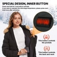 thumbnail image 5 of Heated Women Jacket, 2 Pack 12000mAh Power Bank, 5 Heat Zone, 4 Heating Level(L), 5 of 6
