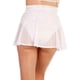 thumbnail image 3 of Txlixc Minifaldas de malla transparente para mujer, cintura alta, color sólido, transparente, falda skater, para playa Txlixc  Sexy, 3 of 8