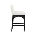 thumbnail image 6 of Meridian Furniture Waldorf Cream Boucle Fabric Stool, 6 of 8