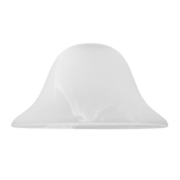 Design House Millbridge Traditional 7.5" Alabaster Replacement Light Bell Shade