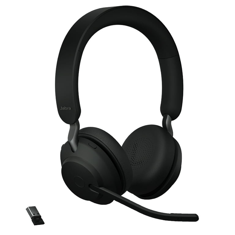 Jabra Evolve2 65 MS Stereo Wireless Headset, Black - Bluetooth