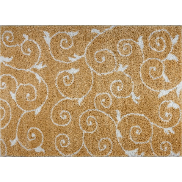 Ladole Rugs Shaggy Rabat Abstract Pattern Sustainable Spirals Style ...