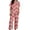 Z12-Red, variant on Weebloom Womens Christmas Pajama Sets Xmas Satin Short Sleeve Button Down Top With Pants Soft Cozy Nights Relaxation Pj'S Homewear Pink M